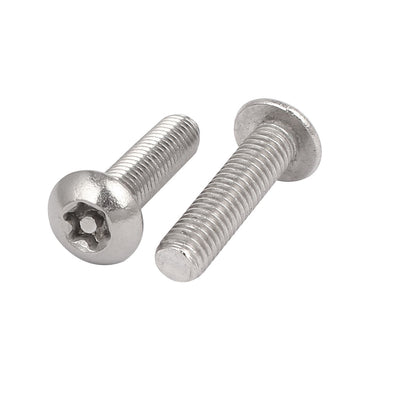Harfington Uxcell M5x20mm 304 Stainless Steel Button Head Torx Security Tamper Proof Screws 10pcs