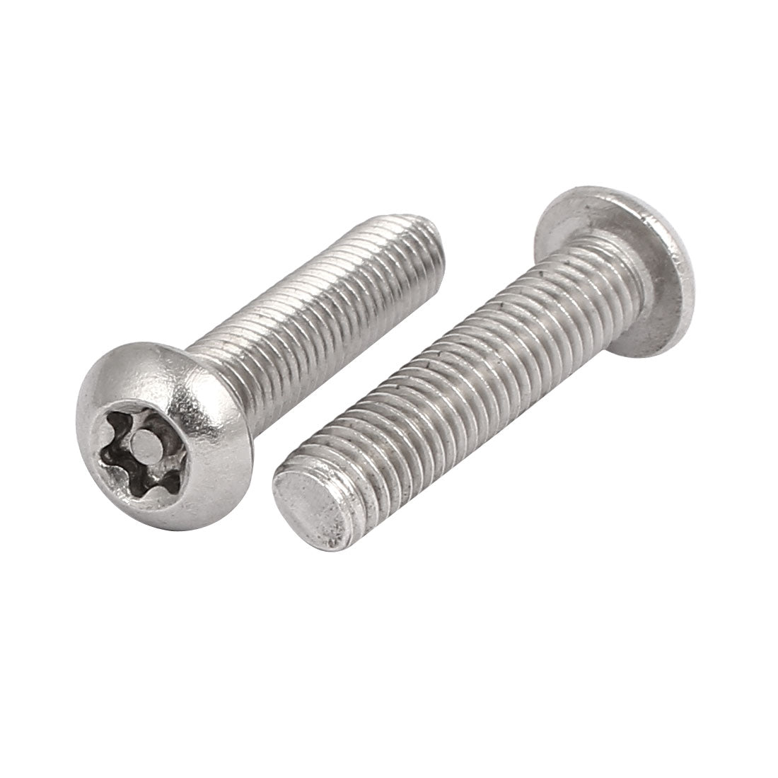 uxcell Uxcell M8x35mm 304 Stainless Steel Button Head Torx Security Machine Screws 2pcs