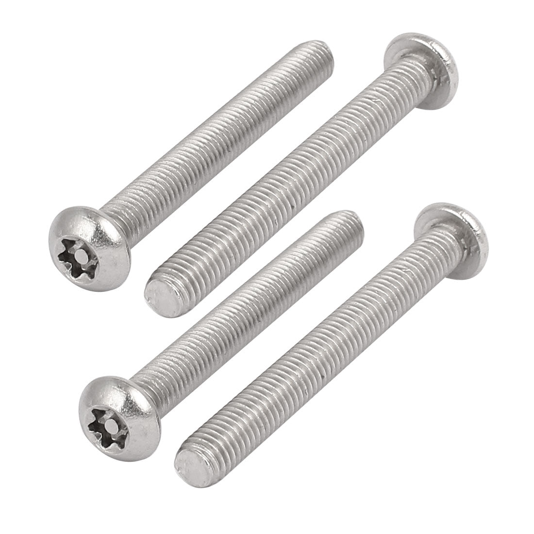 uxcell Uxcell M8x70mm 304 Stainless Steel Button Head Torx Security Machine Screws 4pcs