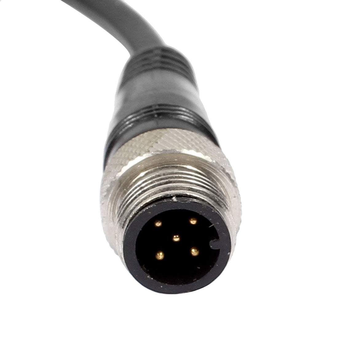 uxcell Uxcell M12 2m Male Straight 5 Pin Connector Aviation Electrical Cable