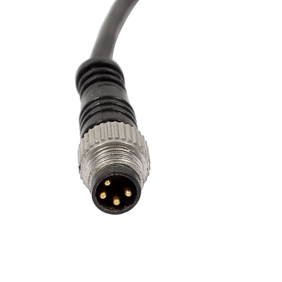uxcell Uxcell M8 2m Male Straight Head 4 Pin Connector Aviation Electrical Cable