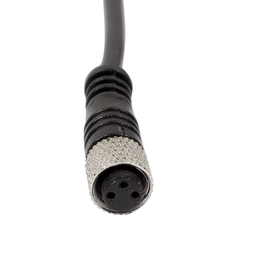 uxcell Uxcell M8 Female Straight 3 Pins Connector Aviation Socket Electrical Cable 5M