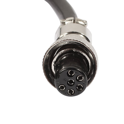 Harfington Uxcell GX12 6 Pins Double Female Head Aviation Socket Connector Electrical Cable 2m