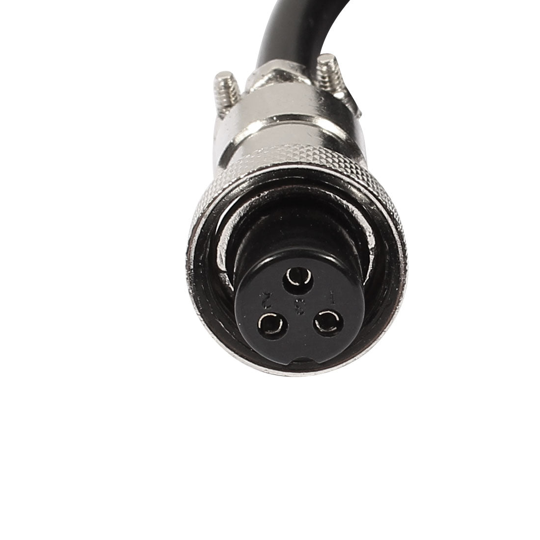 uxcell Uxcell GX12 3 Pin Male/Female Head Aviation Socket Connector Electrical Cable 2m