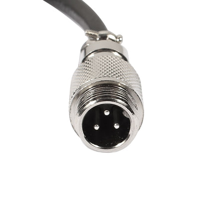 Harfington Uxcell GX12 3 Pin Male/Female Head Aviation Socket Connector Electrical Cable 2m