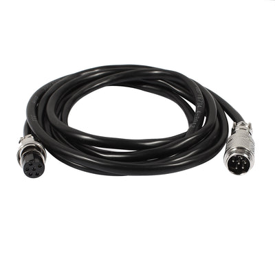 Harfington Uxcell GX16 6 Pin Male/Female Head Aviation Socket  Connector Electrical Cable 2m