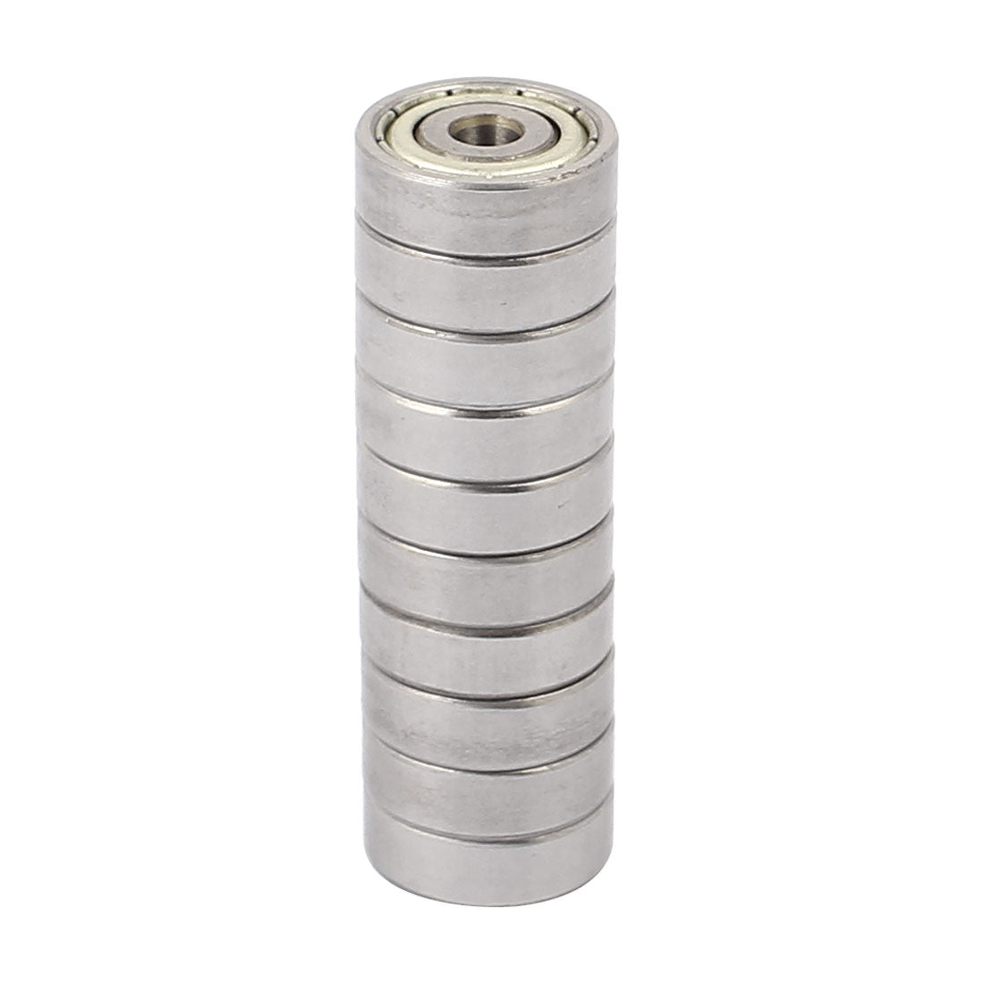 Harfington Uxcell 10pcs Metal Mute Deep Groove Sealed Shielded Ball Bearing Silver Tone 4mmx16mmx5mm