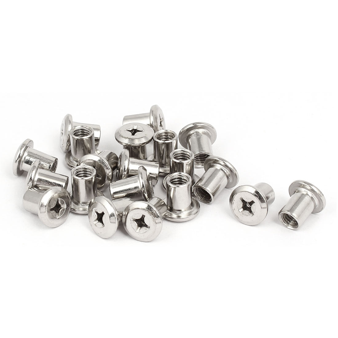 uxcell Uxcell M6x10mm Metal Phillips Head Nuts Furniture Hardware Fittings 20pcs