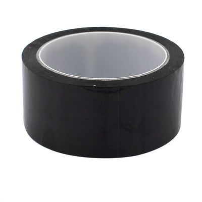 Harfington Uxcell 50mm Single Sided Strong Self Adhesive Mylar Tape 50M Black