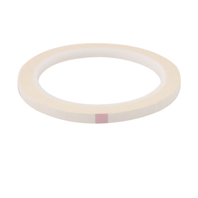Harfington Uxcell 6mm Single Sided  Self Adhesive Mylar Tape 50M Length White