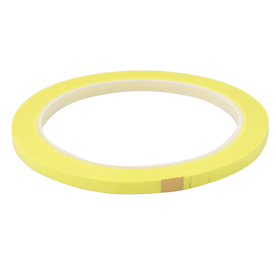 uxcell Uxcell 5 Pcs 5mm Single Sided Strong Self Adhesive Mylar Tape 50M Length Yellow
