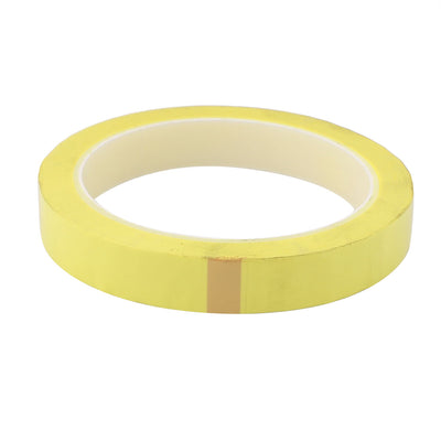Harfington Uxcell 15mm Single Sided Strong Self Adhesive Mylar Tape 50M Length Yellow