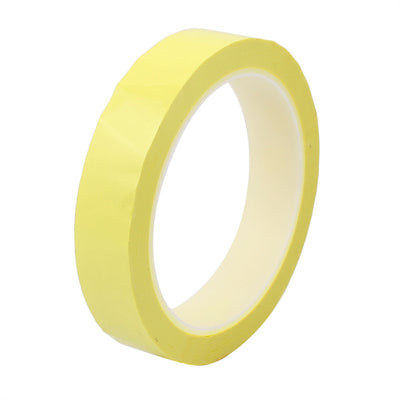 Harfington Uxcell 1Pcs 20mm Single Sided Strong Self Adhesive Mylar Tape 50M Length Yellow