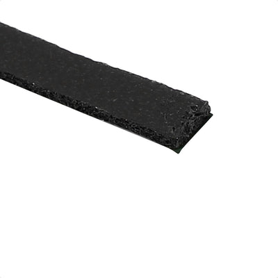 Harfington Uxcell 2pcs 5mm x 1mm Black Dual Sided Self Adhesive Sponge Foam Tape 10M Length