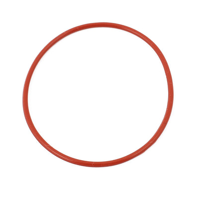 Harfington Uxcell Red 45mm x 1.5mm Silicone Rubber Gasket O Ring Sealing Ring Heat Resistant