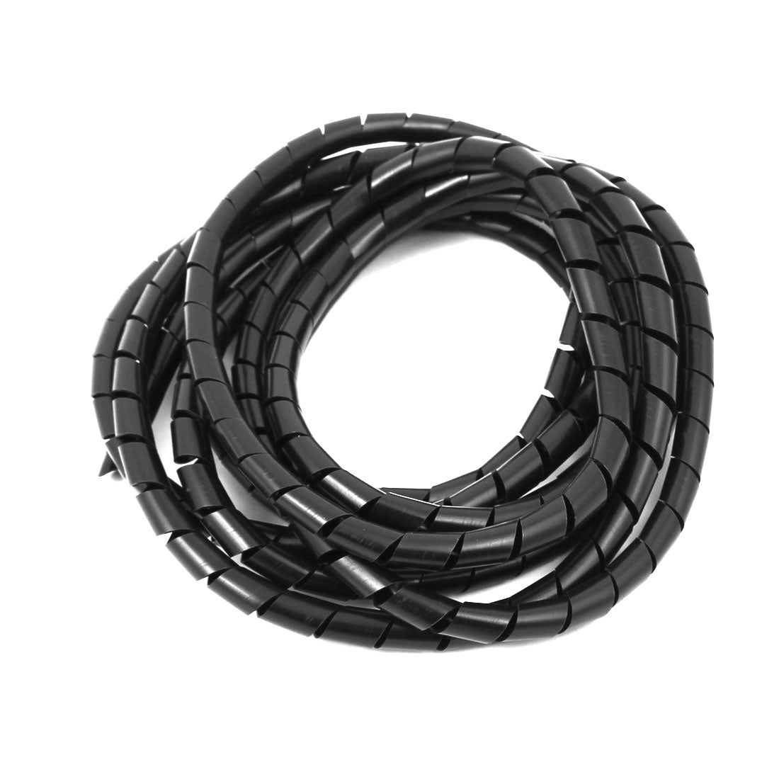 Uxcell 8mm Flexible Spiral Tube Cable Wire Wrap Computer Manage Cord ...