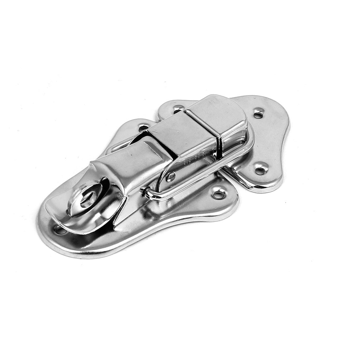 uxcell Uxcell Suitcase Briefcase Handbag Metal Toggle Latch Hasp Lock Silver Tone 90mm Long