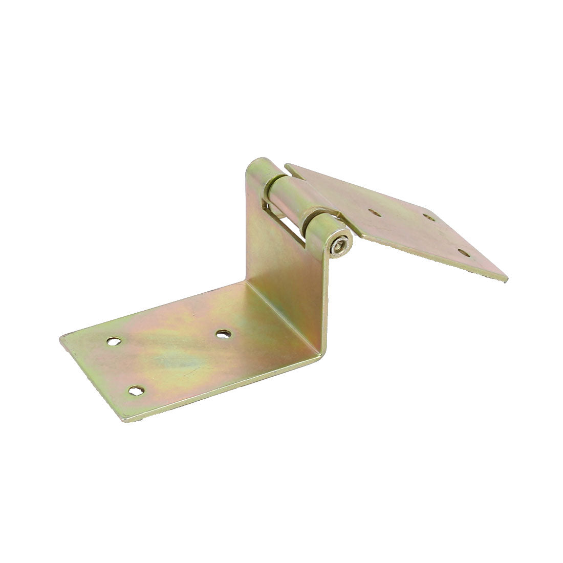 uxcell Uxcell Wood Box Toolbox Door Yellow Zinc Plated Right Angle Hinge