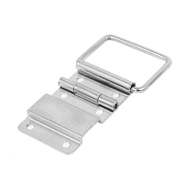 uxcell Uxcell Wooden Case Air Box Metal Positioning Support Hinges Silver Tone 55mmx35mm