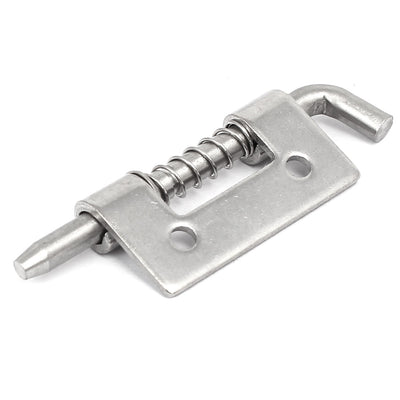 Harfington Uxcell 53mmx18mm 304 Stainless Steel Right Hand Spring Loaded Barrel Bolt Latch