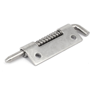 Harfington Uxcell 92mmx24mm 304 Stainless Steel Left Hand Spring Loaded Bolt Latch