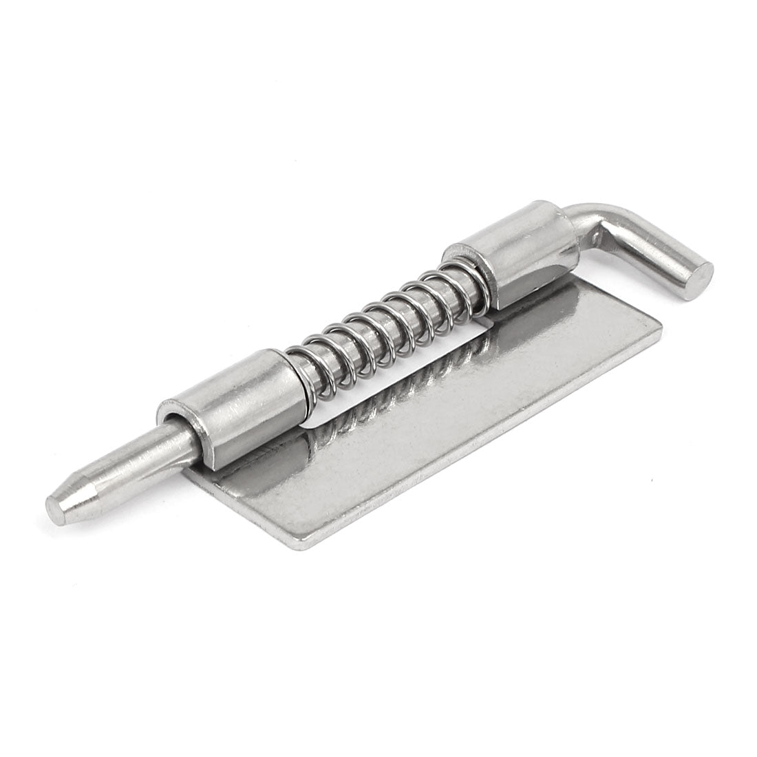 uxcell Uxcell 90mmx25mm 304 Stainless Steel Right Hand No Hole Spring Loaded Barrel Bolt Latch