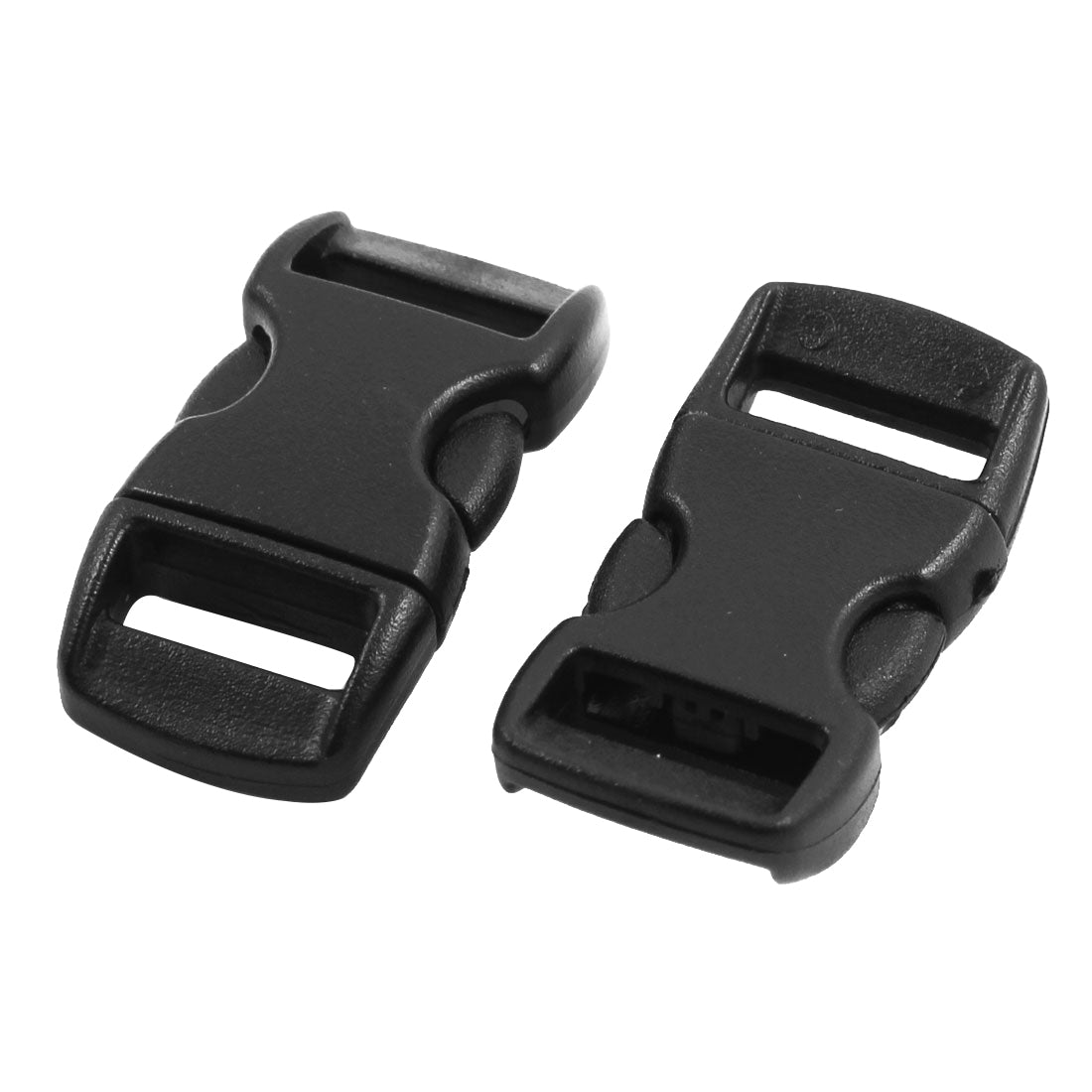 uxcell Uxcell Backpack Plastic Connecting Side Quick Release Buckle Black 11mm Strap Width 8pcs