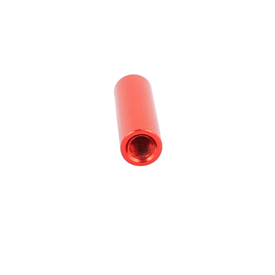 Harfington Uxcell 10 Pcs M3 x 16mm Round Aluminum Column Alloy Standoff Spacer Stud Fastener for Quadcopter Red
