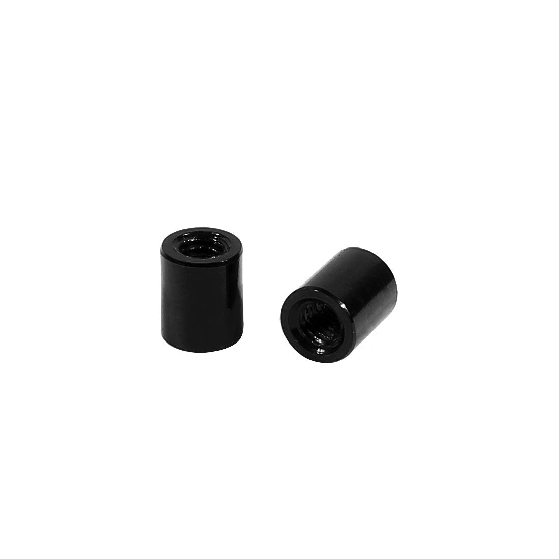 uxcell Uxcell 5Pcs M3 x 6mm Round Aluminum Column Alloy Standoff Spacer Stud Fastener for Quadcopter Black