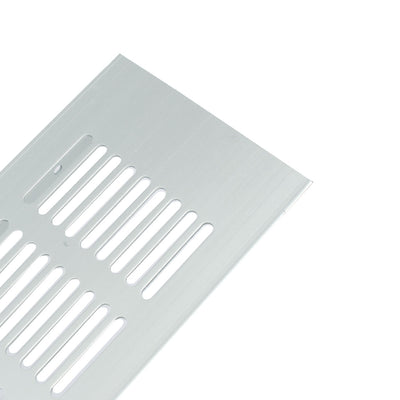 Harfington Uxcell Aluminum Alloy Air Vent Louvered Grill Cover Ventilation Grille 250mmx80mm