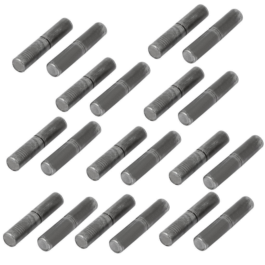 uxcell Uxcell Home Gate Door Window Part Male to Female Iron Hinge Pin 8mmx40mm 20 Pairs