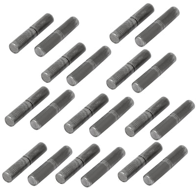Harfington Uxcell Home Gate Door Window Part Male to Female Iron Hinge Pin 8mmx40mm 20 Pairs