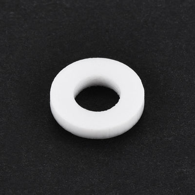 Harfington Uxcell PTFE Insulation Flat Spacer Washers Gasket Rings, Polytetrafluoroethylene Clear, Pack of 10