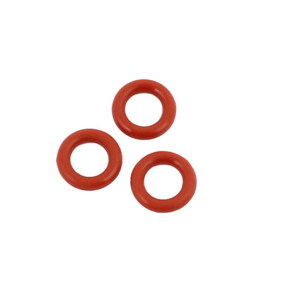 Harfington Uxcell 25pcs 9mmx1.9mm Heat Resistant Silicone O Ring Oil Sealing Ring Gasket Red