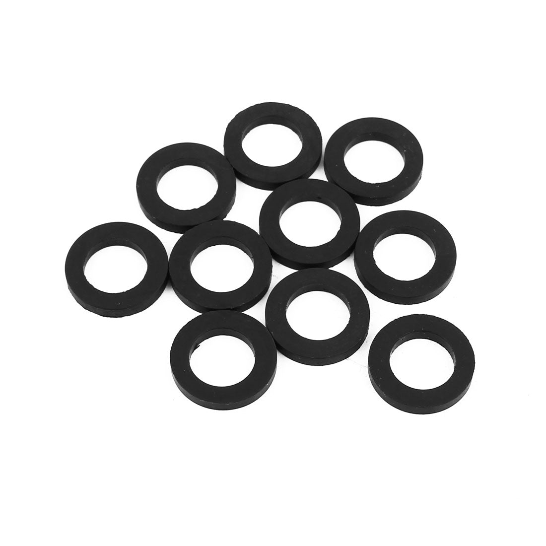 Uxcell Uxcell 13 x 21 x 3mm O-Ring Hose Gasket Flat Rubber  Lot for  Grommet 10pcs