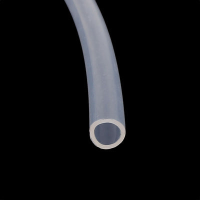 Harfington Uxcell 6mm x 8mm Silicon  Transparent Tubing Tube Pipe 1 Meter 3.3Ft