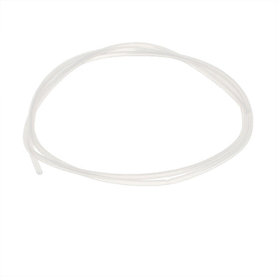 Harfington Uxcell 2mm x 3mm PTFE High Temperature Transparent Tubing 1 Meter 3.3Ft for Electronics