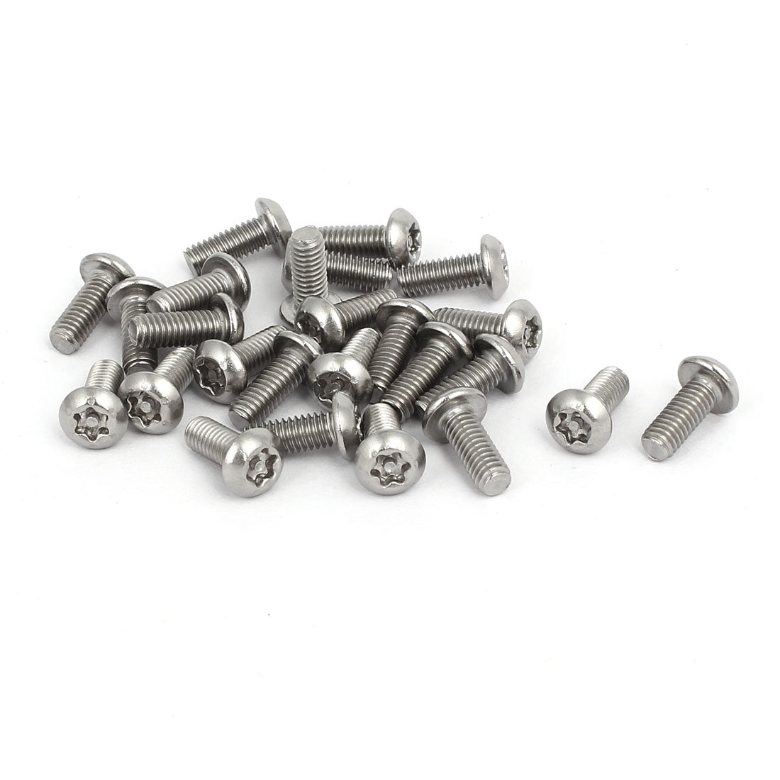 uxcell Uxcell M4 x 10mm 304 Stainless Steel Torx Security Pan Head Screws Fasteners 25PCS
