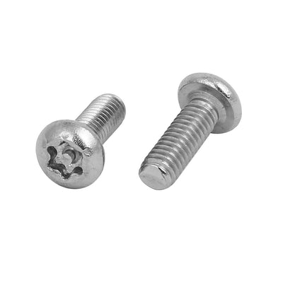 Harfington Uxcell M4x12mm 304 Stainless Steel Button Head Torx Security Tamper Proof Screws 50pcs