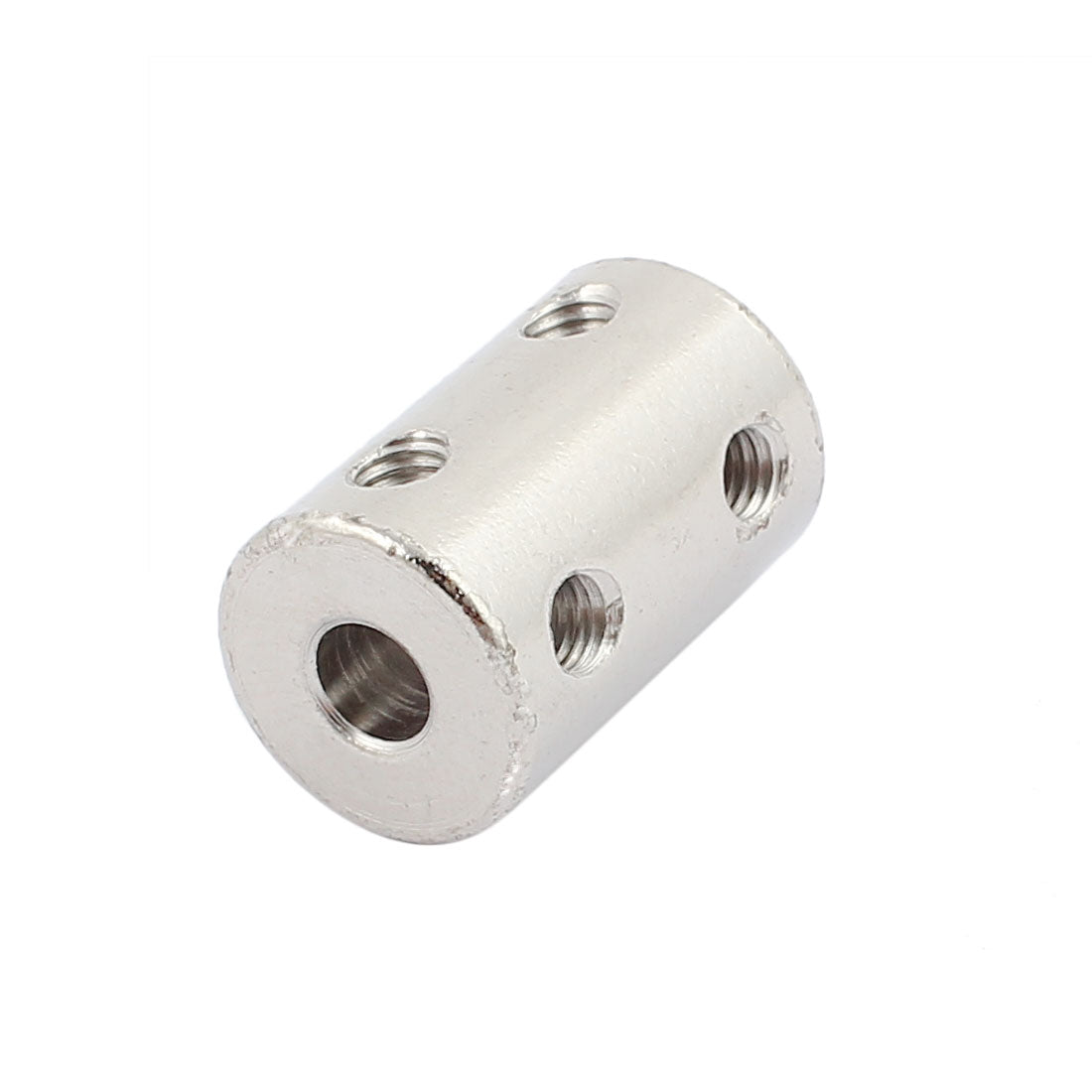 uxcell Uxcell Bore Stainless Steel Robot Motor Wheel Coupling Coupler Silver Tone