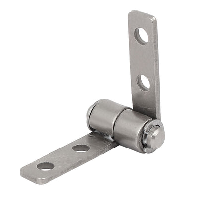 Harfington Uxcell 0.1Nm Iron Nickel Plated Torque Type Friction Positioning Hinge Silver Tone