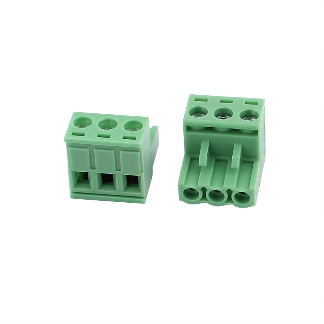 uxcell Uxcell 20Pcs 300V KF2EDGK 5.08mm Pitch 3-Pin PCB Screw Terminal Block Connector