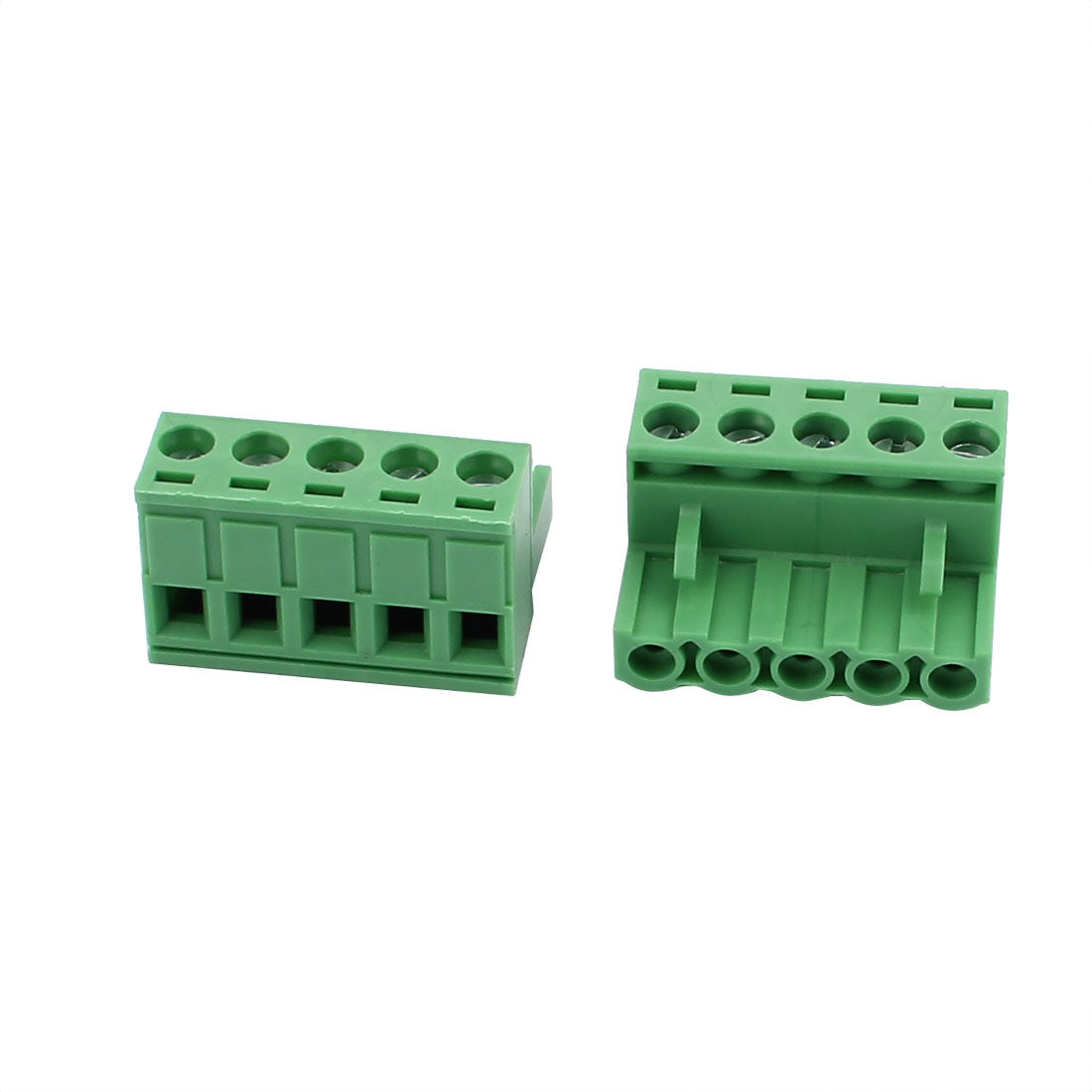 uxcell Uxcell 5Pcs 300V KF2EDGK 5.08mm Pitch 5-Pin PCB Screw Terminal Block Connector
