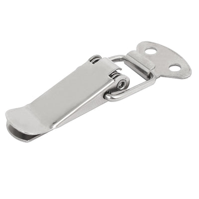 uxcell Uxcell 3-inch 201 Stainless Steel Spring Loaded Toggle Latch Catch for Box Chest Trunk