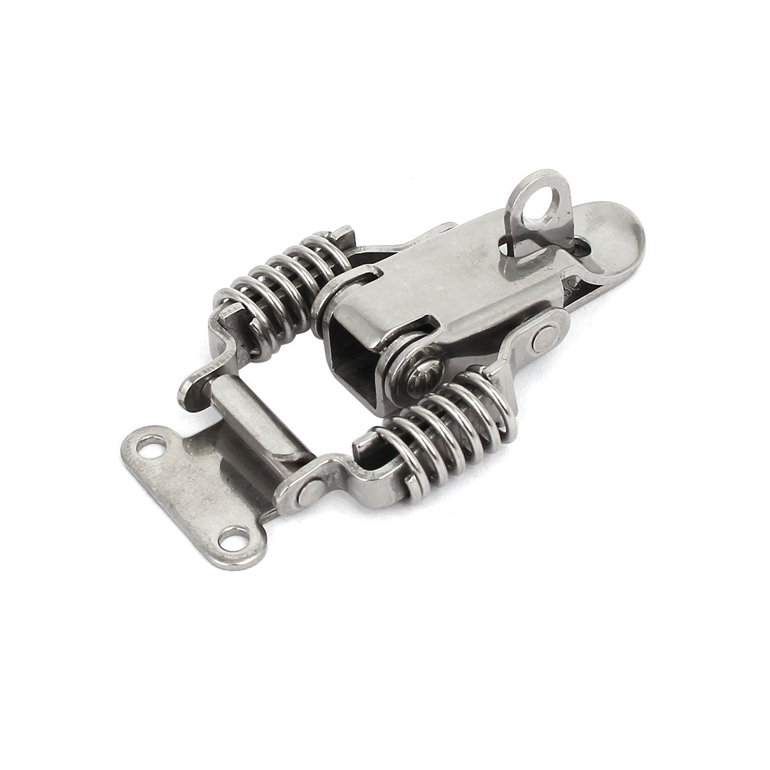 uxcell Uxcell 70mmx38mmx15mm 304 Stainless Steel Spring Loaded Toggle Latch Catch Hasp