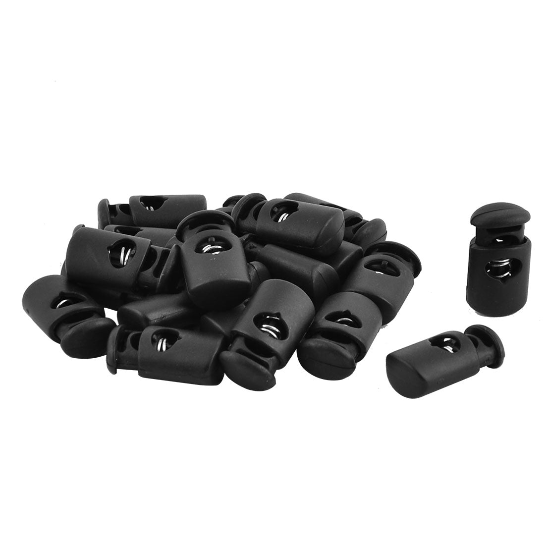 Uxcell Plastic Adjustable Clothes Drawstring Cord Lock Toggle Stopper ...