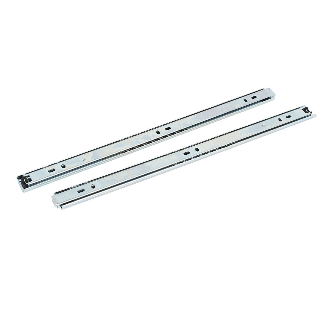 uxcell Uxcell Cabinet Drawer 2-Section Telescopic Ball Bearing Slides Rail Track 16'' Length 4pcs