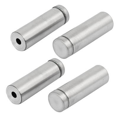 Harfington Uxcell 16mmx50mm Stainless Steel Glass Table Spacers Standoff Fixing Screws Bolts 4pcs