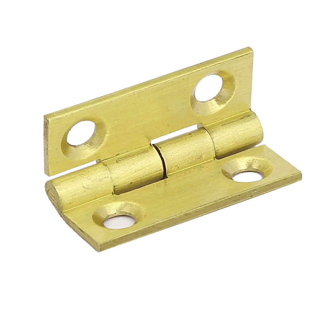 uxcell Uxcell Jewelry Box Brass Bearing Door Hinge Gold Tone 25mm 1-inch Length