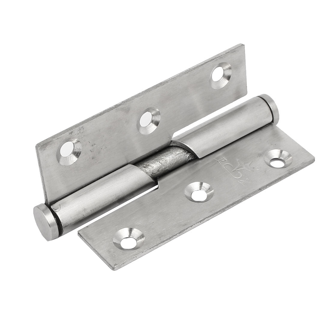 uxcell Uxcell 3'' Length Stainless Steel Right Handedness Lift Off Hinge Silver Tone